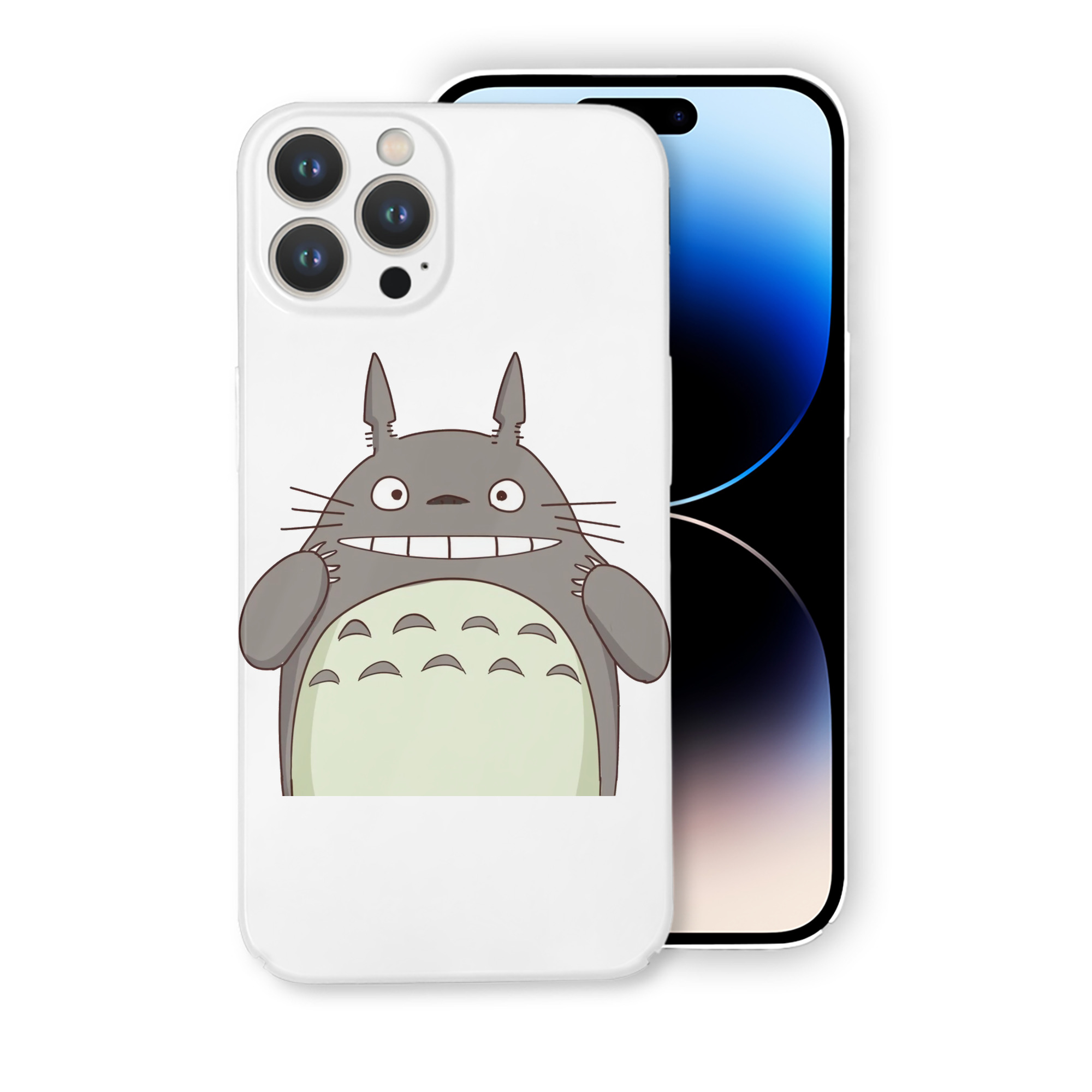 （画像用） となりのトトロ 草壁メイ 草壁サツキ My Neighbor Totoro Satsuki Kusakabe Mei Kusakabe 【iPhone 14シリーズ対応】ハードケース